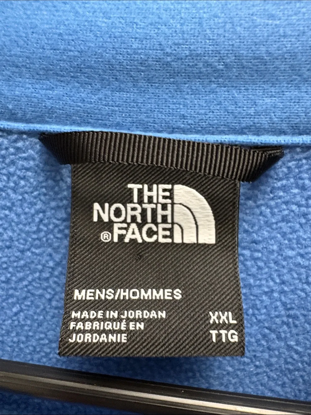 The North Face Men’s XXL Heather Blue Full Zip Performance Fleece Jacket